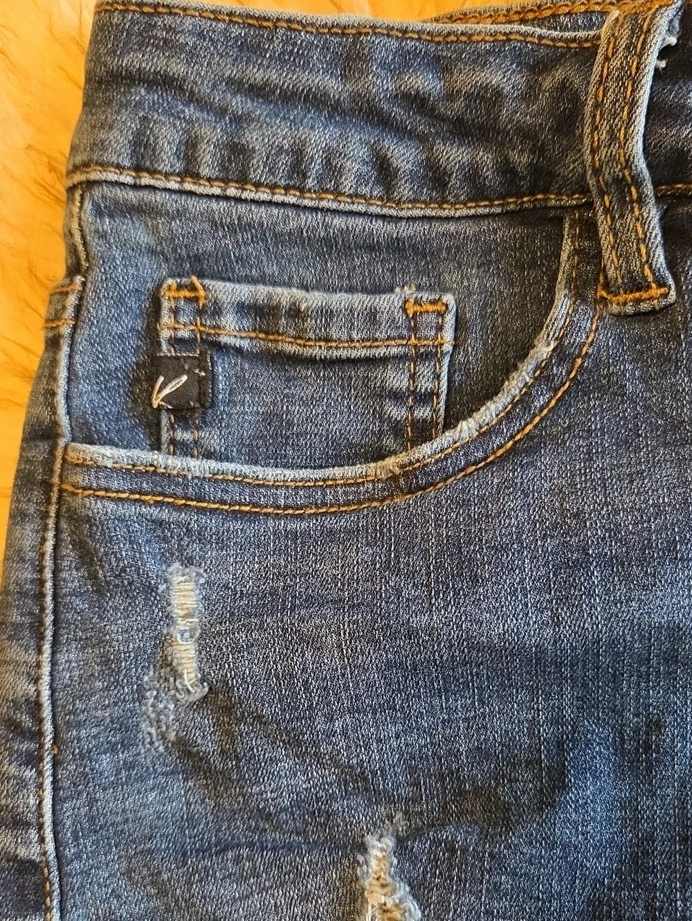 KanCan Distressed Denim Shorts